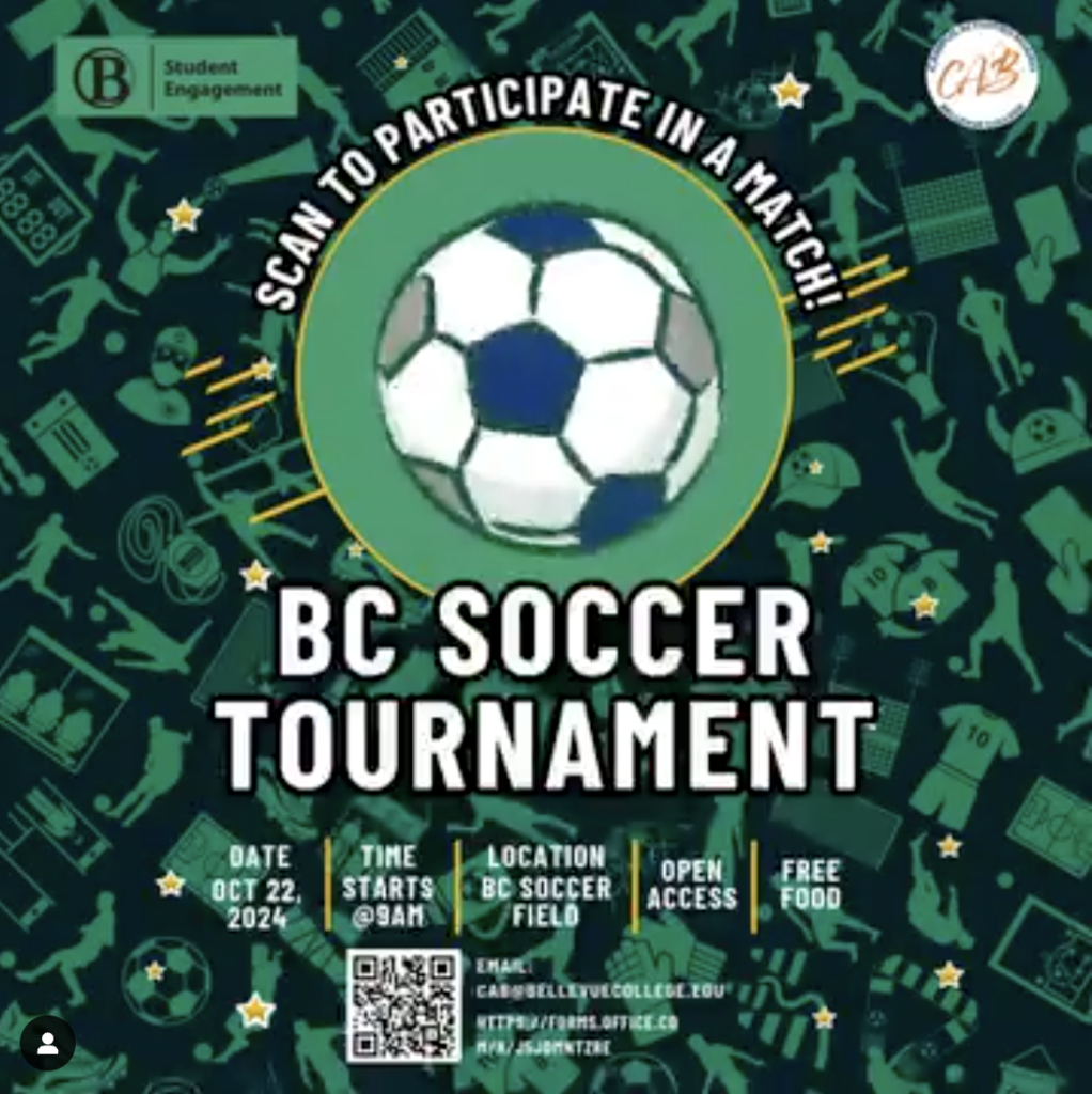 BC Soccer Tournament, Oct. 22, 9 AM - 12:30 PM